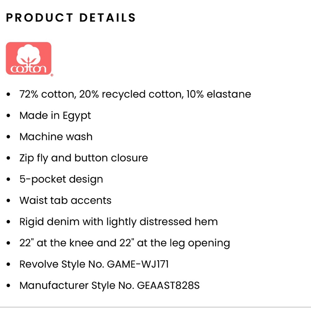 NWT Good American Good Ease Mid Rise Jean Relaxed Fit High Rise 34” Inseam 4/27 - Picture 16 of 16